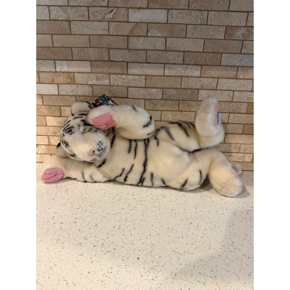 Siegfried & Roy Mirage Resort White Tiger Plush 16" Sleeping Snoring Works